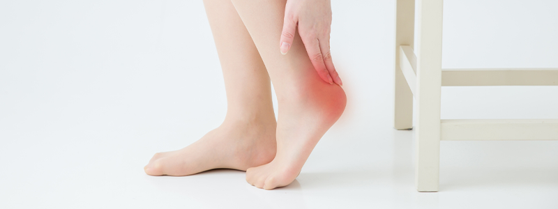 踵の痛みイメージ